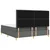 Vidaxl LED Box Spring Postelja Temno siva 180 x 200 cm blago