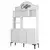 HANAH HOME Lyon 120 White Black komoda