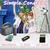 Bluetooth zvucnik Karaoke set sa mikrofonom KTV Q-2 beli