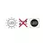 Globo 16047TC - LED stona lampa VIRINA LED/8W/230V