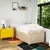 vidaXL vidaXL Box spring postelja z vzmetnico krem 100x200 cm blago, (21290942)
