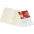 Moleskine Volant Journals Large Ruled Coral Orange/Aqua Blue