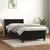 Vidaxl Box spring postelja z vzmetnico črn 90x190 cm žamet