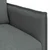 vidaXL Kavč Temno siva 195 x 82 x 85 cm Kovina