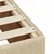 Vidaxl Box spring postelja z vzmetnico krem 90x200 cm blago