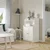 HAUGA Element s 2 vrata, bela, 70x116 cm