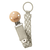 9401101 BIBS Priponka za dudo - Sand/Ivory