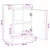 vidaXL Posteljne mize 2 pcs Sonoma hrast 40 x 30 x 60 cm