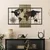 Fusione Naturale -2 GreenBlack Decorative Wooden Wall Accessory
