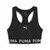 Womens Puma 4KEEPS Elastic Bra, Black, Size M, Clothing