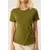Trendyol Milla Ženska majica TWOSS25TS00029, Kaki