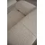 Atelier del Sofa L1 O1 1R Pouffe Doblo Ugaona garnitura, 3 Sedišta, Krem