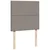 Vidaxl Box spring postelja z vzmetnico taupe 100x200 cm blago