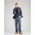 LEVIS  Pulover Housemark safir/bela