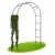 Gockowiak Črna kovinska pergola z obokom 240 cm