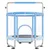 VEVOR Otroški trampolin 55 palcev 1470x1540 mm modra