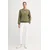 Bombažen pulover Lacoste zelena barva, SH2736