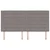 Vidaxl Vzglavje Taupe 180 cm blago