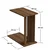 HANAH HOME Pomoćni stočić Lun Walnut
