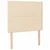 Vidaxl Box spring postelja z vzmetnico krem 90x200 cm blago