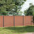 vidaXL Ograjni panel rjav 526x186 WPC