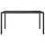 Stol za vrt Crna 150 x 90 x 75 cm poliratan