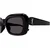 Saint Laurent SLM130 001 ONE SIZE (53) Črna/Siva