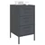 Vidaxl vidaXL Nočne omarice, komplet 2, antracit, 36x39x68 cm, jeklo