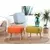 Atelier del Sofa Tabure 50x43x42cm, Plavo
