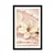 Plakat s paspartujem luksuzna magnolija - 20x30 black