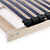 vidaXL Letveno dno za posteljo 42 letvic 7 con 120x200 cm