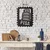 Wallity Zidna dekoracija Pisa Stamp, Crna