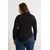 Trendyol Curve Ženska bluza Tbbaw26Af00131, Crna