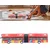 Norimpex Auto metalowe autobus czerwony przegubowy mechanizm pull-back
