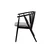 Hanah Home Stolica Albero51, 55x77x47 cm, Crna