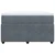 Vidaxl Box spring postelja z vzmetnico temno siva 120x200 cm žamet