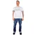 HARVEY MILLER Majica marine/pastelno modra/bela