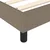 Vidaxl Box spring posteljni okvir taupe 120x200 cm blago