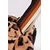 Plyšový crossbody vak leopard Bag Leopard Doudou et Compagnie s popruhom hnedý 30 cm DC4566