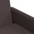 Trpezarijske stolice 2 pcs Tamno smeđa 57 x 67 x 95 cm tkanina