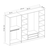 Hanah home Ormar Kale 270x190x52cm Beli