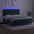Krevet box spring s madracem LED tamnozeleni 160x200 cm baršun