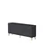 Hanah Home komoda Ida 180, 180 cm, antracit / zlatna