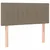 Vidaxl Box spring postelja z vzmetnico LED taupe 120x200 cm blago