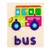 shumee Lesena sestavljanka - Avtobus in pes - Bus & Dog