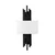 Opviq Zidna lampa Axis-15101, 35x75x10cm, IP20, Crno-bela