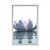 Plakat lotosov cvet - 30x45 white
