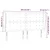 Vidaxl Vzglavje z ušesi krem 203x23x118/128 cm blago