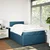 Vidaxl Box spring postelja z vzmetnico modra 120x190 cm žamet