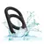 California Exotics Alpha Liquid Silicone Commander Ring Black